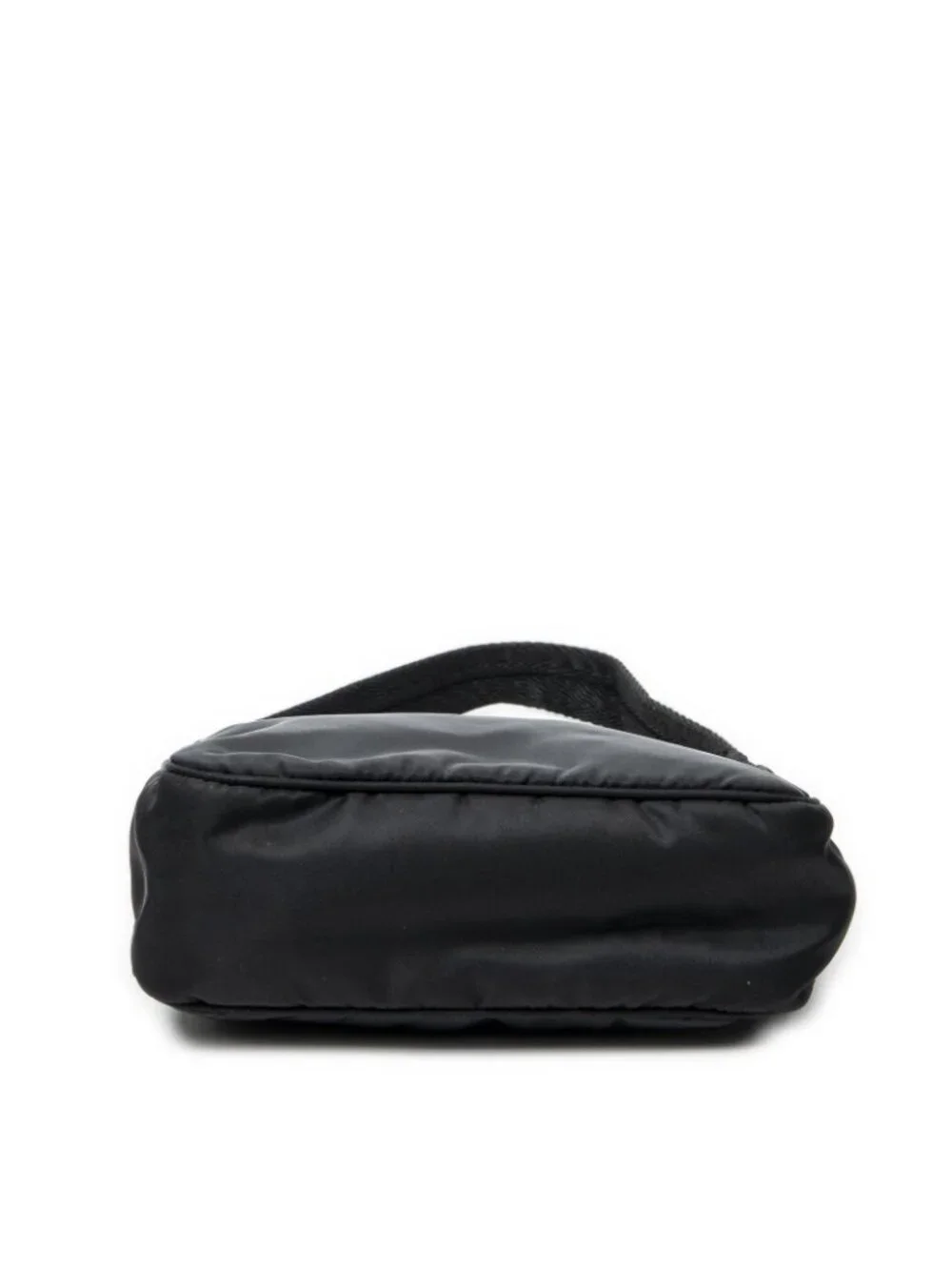 Prada Mini Zip Hobo Black Nylon Canvas - Picture 6 of 15